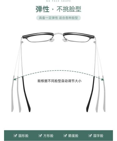 Stylish Blue Light Blocking Glasses for Women & Men - Gold-Black Square Metal Frame UV Protection 53mm - Perfect for Reading & Computer Use - Buy Online on GoSupps.com