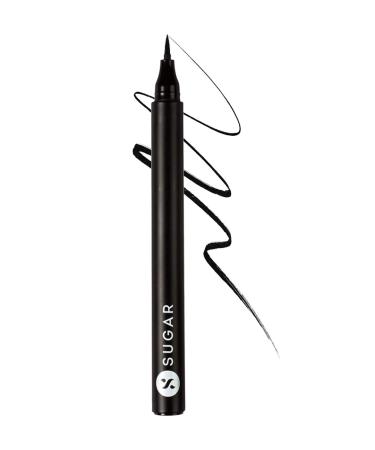Sugar Cosmetics Wingman Waterproof Microliner01 I'll Be Black (Black)micro precision tip  jet-black formula  Smudgeproof