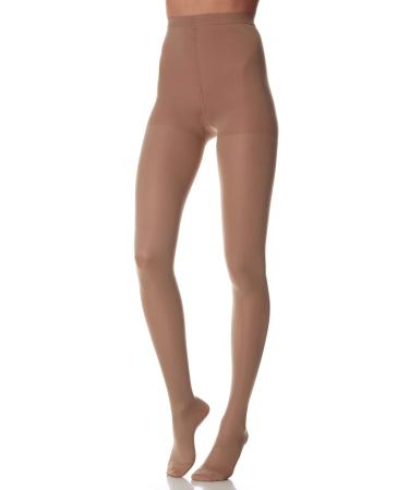 Scudotex Panty Microfiber K2 closed toe color beige size 1-1 piece