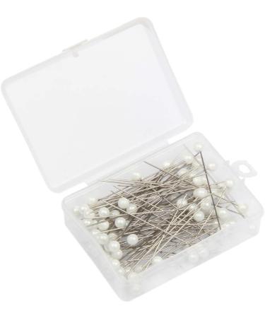 FeiHong 100 Pieces Corsage Pins Round Faux Pearl Head Pins Wedding Bouquet Pins Floral Bouquet Pins White Straight Pins for Sewing Craft Wedding Decorations 100 Pcs Round Faux Pearl Head - Buy Online on GoSupps.com