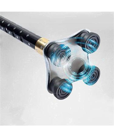 Folding Cane Crutch Elderly Four Feet with Light Telescopic Aluminum Alloy Anti-Skid Family - Buy Online on GoSupps.com