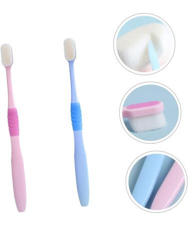 Minkissy 4-Piece Soft Handle Toothbrush Set for Adults - Ultra Soft Bristles Perfect for Sensitive Gums & Pregnant Women | International Shipping - Buy Online on GoSupps.com
