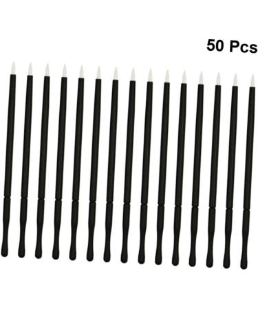 VINTORKY 50pcs Eye Makeup Tools Eyeliner Brush Thin Angled Eyeliner Wand Eyeliner Brush for Liner White - Buy Online on GoSupps.com