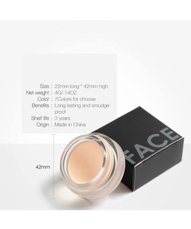 Semme Dark Circle & Acne Spot Correcting Concealer Cream - Full Coverage Formula (#1) - Buy Online on GoSupps.com