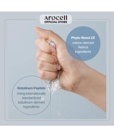 AROCELL Botulcare Graphene Masks - 5 Microcurrent Facial Sheets for Hydration Elasticity & Pore Minimizing | Korean Skincare - Buy Online on GoSupps.com
