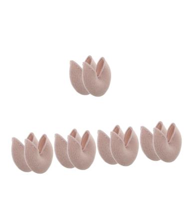 5 Pairs Dance Socks Toe Caps Foot Toe Protector Ballet Toe Protector