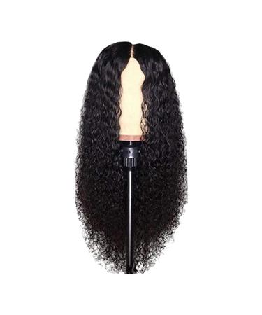 Buy Brazilian Remy Hair Wigs for Women | 24 Inch Long Wavy Lace Front Afro Curly 150% Density Natural Look - Buy Online on GoSupps.com