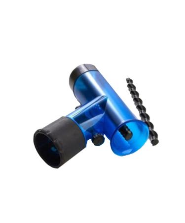 Beavorty Hair Curler Hair Dryer Spiral Curl Rollers Small Curling Rods Hair Roller Curlers Small Curling Iron Stereotypes 21.5*16*6.3cm Blue