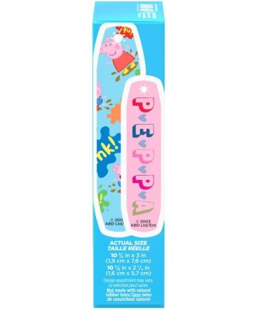 Band-Aid Brand Adhesive Bandages Peppa Pig - Self Adhesive Wound Care Skin Dressing - Assorted Sizes 20 Count - Buy Online on GoSupps.com