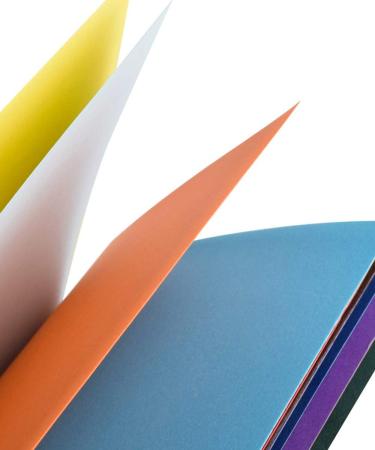 UPlama Double Sided Neon Construction Paper Pads - 200 Sheets, 20 Assorted Colors, 70GSM A4 Printing Paper - Buy Online on GoSupps.com