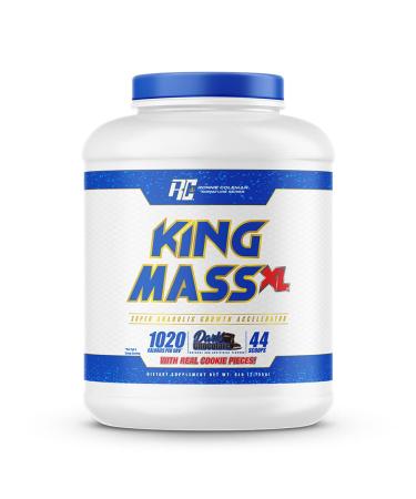 Ronnie Coleman Signature Series King Mass XL Mass Gainer Protein Powder, Weight and Muscle Gainer, 60g Protein, 180g Carbohydrates, 1,000+ Calories Per Serving, Creatine and Glutamine, Chocolate, 6 lb Dark Chocolate 6 Poun