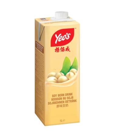 Boisson au Soja et au Soja Noir YEO'S 1L/Brique - Offres de 3 6 12 et 24 Briques - Livraison Gratuite France (3 briques au soja)