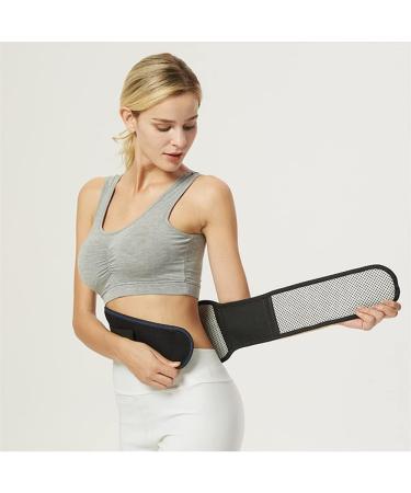 Adjustable Lumbar Spine Support Belt | Self-Warming Magnetic Therapy for Pain Relief | Black XXL - Men & Womens Back Support - Buy Online on GoSupps.com