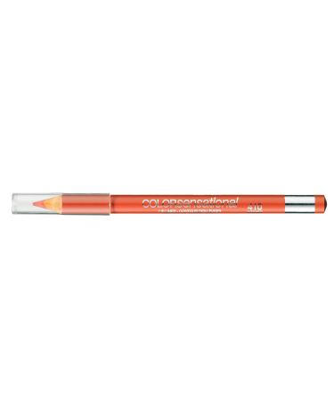 Maybelline New York Make-up Lipliner Color sensational lips Contouring pencil Mandarine fizz / strong orange with a nourishing effect 1 x 2.5 g