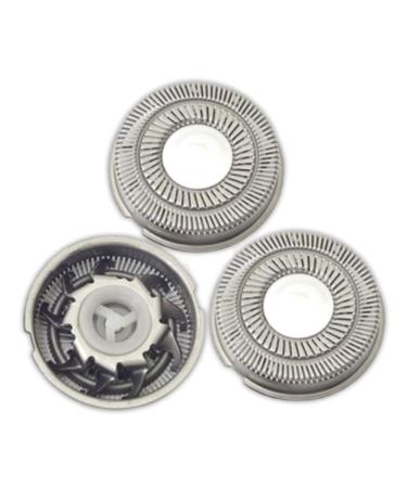 SRMAN 3 x Universal Shaving Heads Silver FR6 Model