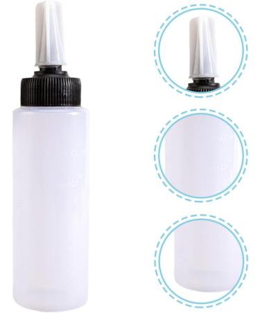 PRETYZOOM 4 pi ces Bouteilles Applicatrices pour Coloration Cheveux Flacons Rechargeables Blanc Lot de Faciles Presser et tanches pour Shampooing Teinture et Soins Capillaires Domicile - Buy Online on GoSupps.com