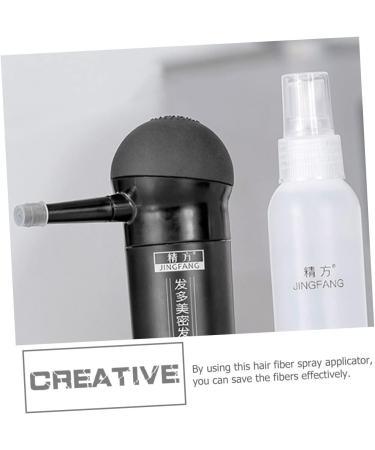 FRCOLOR Hair Building Fibers 6 Pcs Silicone Nozzle Natural Hair Spray Hair Fibers Pump Salon Spray Applicator Concealer Thicken - Buy Online on GoSupps.com