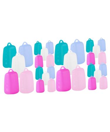 FRCOLOR 30 Pcs Toothbrush Cover Travel Toothbrush Head Cover Travel Tooth Brush Portable Toothbrush Cap Universal Toothbrush Caps Electric Hat - Food Grade Silicone