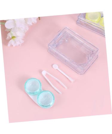 Solustre 4-Piece Mini Container Set for Colored Contact Lenses | Eye Care Holder & Carrying Bag - Buy Online on GoSupps.com