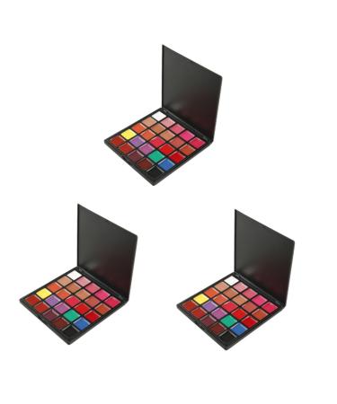 Angoily Charming Lipstick 3pcs 25 Lip Gloss Lip Tint Lipgloss Makeup Palette Lipg Gloss Palette Women Lipstick Cosmetic Palette Lipstick Palette Water Proof Miss Make up Kit Mx3pcs As Shownx3pcs