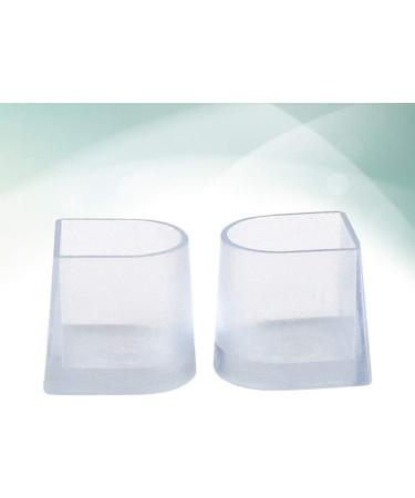 10 Pairs High Heel Protectors - Transparent Wearproof Latin Dance Shoe Caps for Women & Girls - Size S - Buy Online on GoSupps.com
