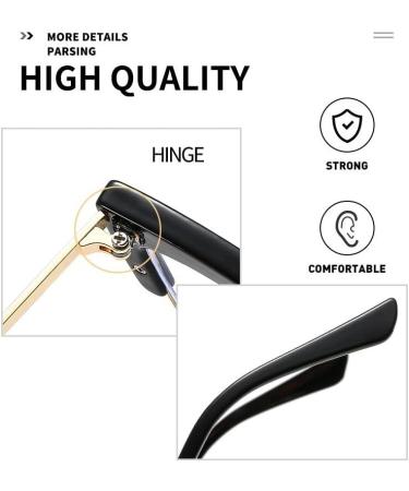 PARWANA Anti UV Large Blue Light Blocking Cat-Eye Readers | +350 Flat Light Mirror Eyeglasses - International Shipping Available - Buy Online on GoSupps.com