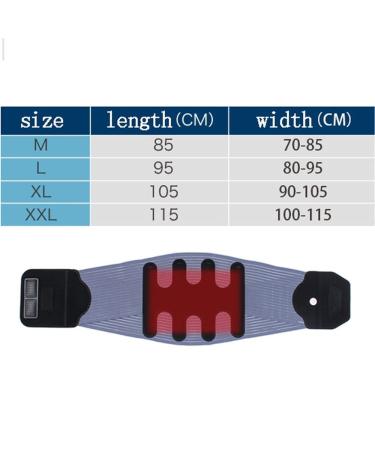 Buy Breathable Back Brace for Men & Women - Lumbar Decompression Belt for Lower Back Pain Relief | XX-Large Blue Grey - International Shipping - Buy Online on GoSupps.com