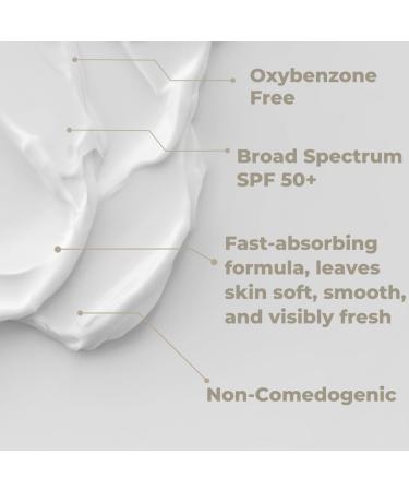 ivoryloom SPF 50 PA++++ Mineral Sunscreen | Fast Absorbing Hydration with Rice Ferment Niacinamide Hyaluronic Acid Titanium Dioxide | Broad Spectrum | No White Cast | Reef Safe | 1.7 OZ - Buy Online on GoSupps.com