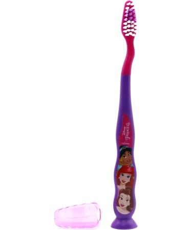 Princess Manual Toothbrush with Suction Cup & Soft Bristles for 3+ Years Kids by Mr. White Purple 1 count (Pack of 1) - Buy Online on GoSupps.com