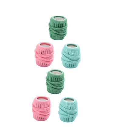 CLISPEED 6 Pcs Washing Machine Laundry Ball Laundry Detergent Dryer Ball Laundry Detergent Alternative Laundry Balls for Washing Machine Laundry Balls Free Tpe Substitute 7x4.5x4.5cmx2pcs Random Colorx2pcs