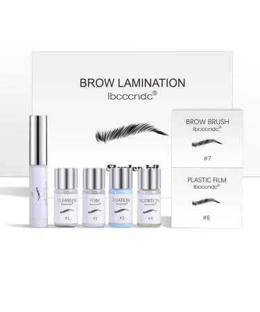 Brow Lamination Kit, Professional Eyebrow Lift Kit, Eyebrow Pomade - Easy to use, Long Lasting, Perfect for Fuller Messy Downward Eyebrow Makeup, Eyebrow Perm Kit for Salon Home Use, Lasts 8 Weeks White