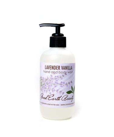 Good Earth Beauty Natural Body Wash - Lavender Vanilla - 8 Ounce Pump