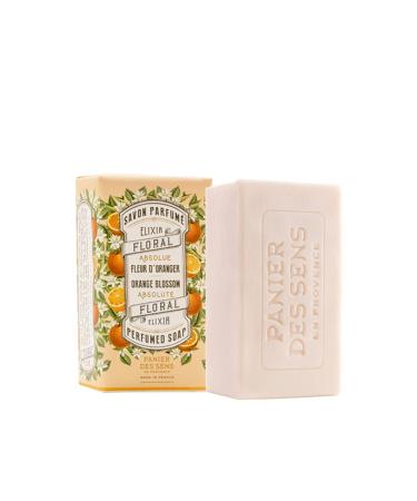 Panier des Sens Orange Blossom Bar Soap with Olive Oil - 97% Natural, Made in France - 2 Bars 5.3oz/150g - Buy Online on GoSupps.com