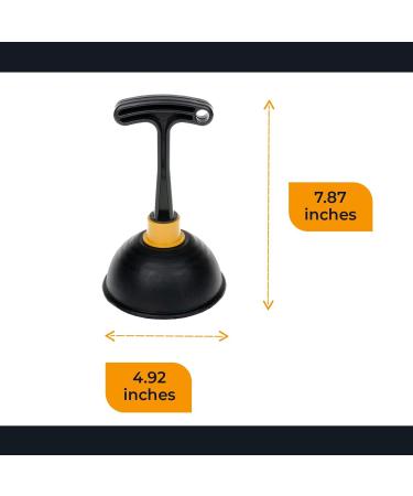 OFXDD Kitchen Plunger - Compact Toilet and Sink Plunger - Buy Online on GoSupps.com
