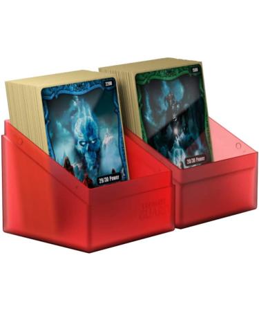 Ultimate Guard Boulder 100 Deck Case - Large Ruby - Secure and Stylish Storage Solution - Buy Online on GoSupps.com
