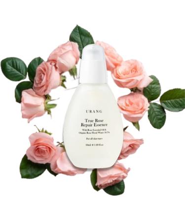 True Rose Repair Essence | Cosmos Natural Certified | 50.7% Rosa Damascena Flower Water & Rose Essential Oil | Deep Healing & Calming Face Moisturizer | Reducing Redness | 1.69 Oz