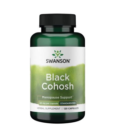 Swanson Black Cohosh (Standardized) 20 Milligrams 120 Capsules