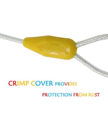 Petest Reflective Lead for Large Dogs - 4.5m (15ft) Yellow & Silver Supports up to 90lbs (40.8kg) - Ideal for Safe Outdoor Adventures - Buy Online on GoSupps.com