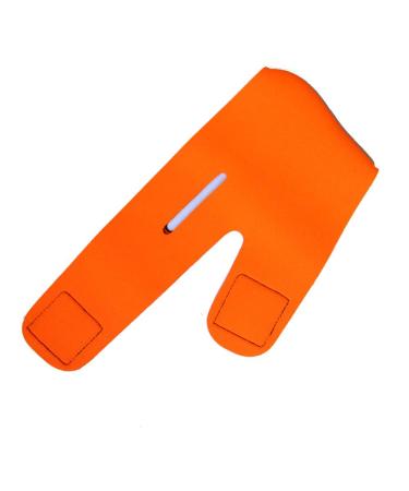 Facial Lifting Slimming Elastic Belt double chin reducer V Face Line Belt Kinnbacke Slim Lift up Anti Fold Ultrad nes Riemenband V Face Line Belt Strap Band Beautiful Face Lifting Orange