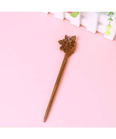 FRCOLOR Wooden Hair Stick Vintage Carved Chinese Hair Chopsticks for Buns Retro Handmade Hair Pin Hair Accessories for Women Long Hair Random Color - Buy Online on GoSupps.com