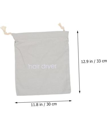 Baluue 8 Pcs Hair Dryer Storage Bag Travel Makeup Bags Hair Dryer Receive Bag Hairdryer Light Grey Fabric - Buy Online on GoSupps.com