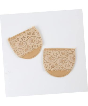 6 Pairs High Heel Shoe Pads - Comfortable Half Insole Forefoot Pads in Khaki - Buy Online on GoSupps.com