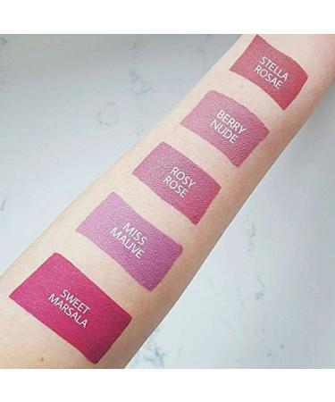 Aromi Matte Liquid Lipstick in Dusty Rose | Vegan & Cruelty-Free Lip Color - Berry Nude - Buy Online on GoSupps.com