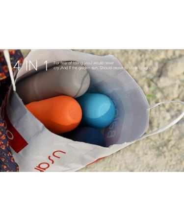 Maxmerry Portable Travel Toothbrush Cup Set - Creative Toothbrush Holder for Travel Hiking and Home (Gray) - Buy Online on GoSupps.com