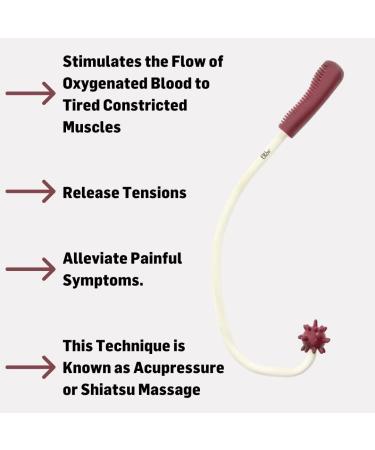 66fit Self Massage Stick - Deep Tissue Massage Tool for Back & Body | Effective Trigger Point Therapy - Buy Online on GoSupps.com