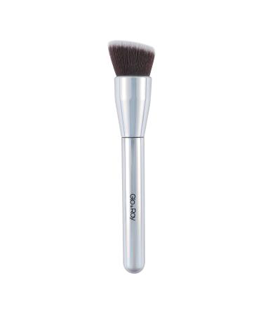 Kabuki Brush,Angled Flat top Kabuki Foundation Brush Premium Kabuki Makeup Brushes for Liquid Cream Powder Foundation Blending Buffing,Face Contour Brush G01A-Angled Flat