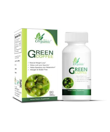 Ayush Remedies Green Coffee Bean Extract 480mg with Magnesium Stearate Venetable Cellulose (Capsules) 180 Capsules Pack of 2 (90 Pills x2)
