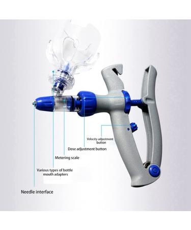 YUELY 5ml Veterinary Injector - Adjustable Continuous Self-Refill Syringe for Livestock - Cattle Chicken Sheep Pig - Buy Online on GoSupps.com