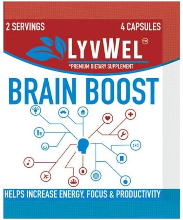 Brain Boost Capsules - Advanced Cognitive Enhancer for Focus Energy & Clarity - 5-Pack | Shop Internationally - Buy Online on GoSupps.com