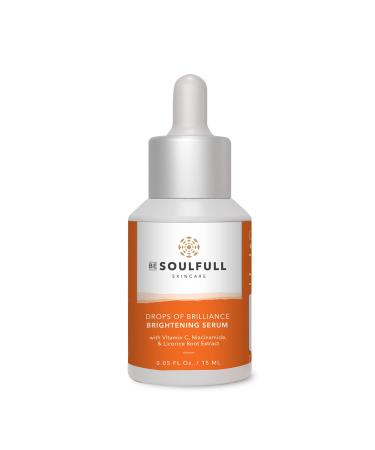 BE SOULFULL Vitamin C Serum with Niacinamide - Brightening & Anti-Aging Serum for Glowing Skin | 15 ml - Reduce Wrinkles & Dark Spots - Buy Online on GoSupps.com